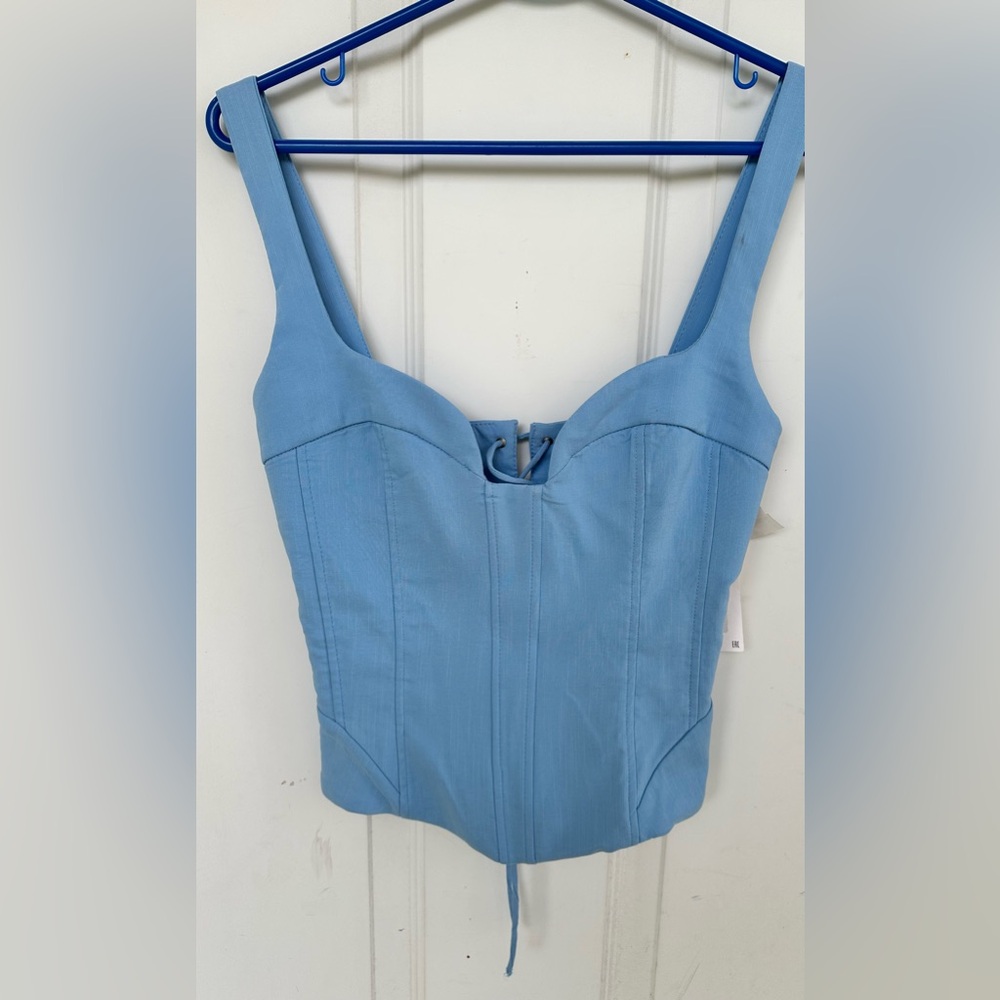 NEW Zara Corset Top
Zara baby blue size medium